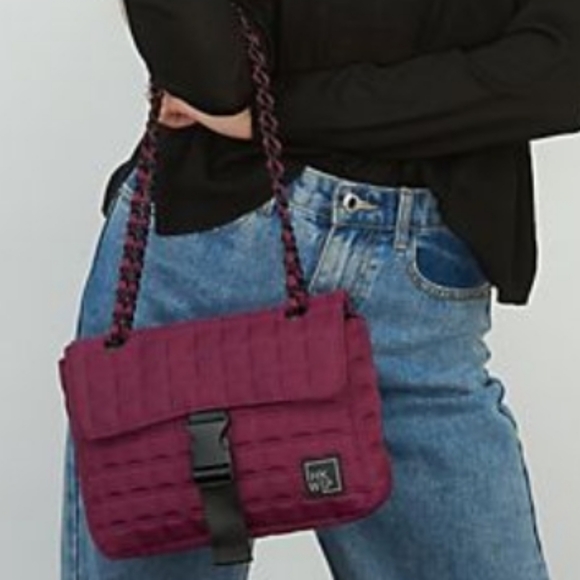 Ihkwip Handbags - IHKWIP Quilted Flap Convertible Shoulder Bag w/ Chain Strap